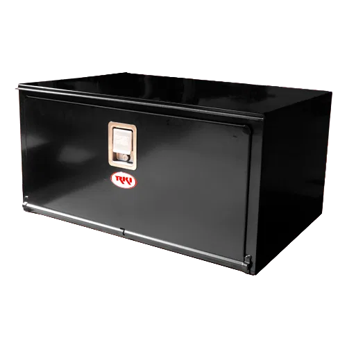 H361824 – RKI Tool Box, Underbody Single Lid Powder Coated Black Steel 36 Inch Length x 18 Inch Width x 24 Inch Heigh...